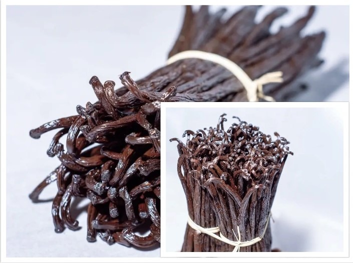Black gourmet vanilla beans from Madagascar, premium quality